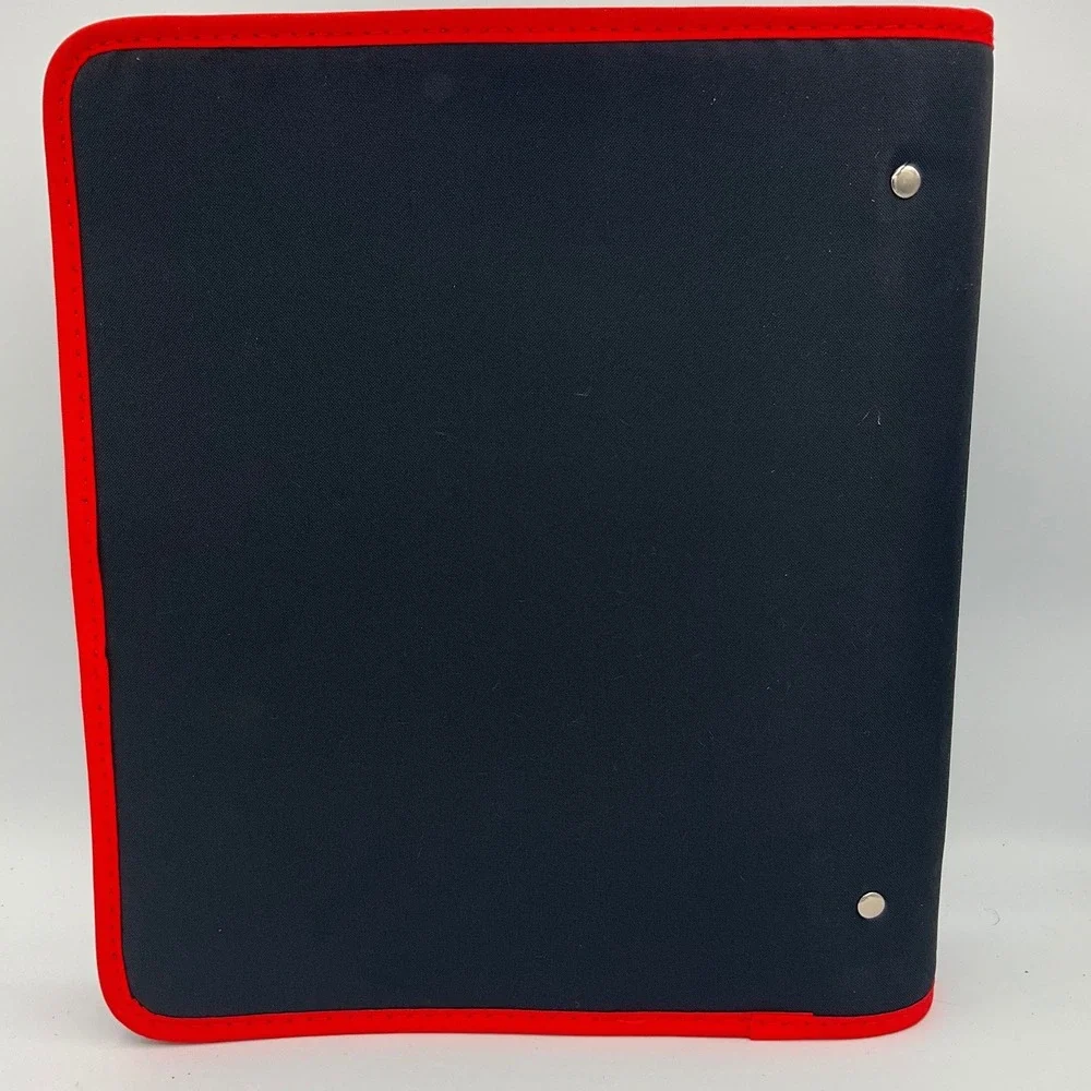 Five Star Xpanz 2 Inch Zipper Binder 380 Sheet Capacity Black Red New